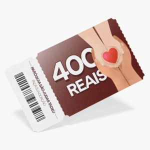 Doação mensal de R$ 400