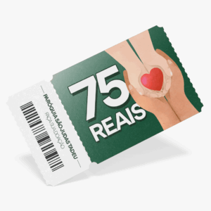 Doação mensal de R$ 75